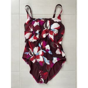 Athleta Swim One Piece Swimsuit Hermosa Floral Hero Bloom Summer Beach